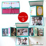 Kreativ Set 9 - Minialbum Brieftasche Kreativ Set 9 - Minialbum Brieftasche